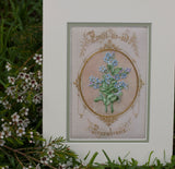 MYOSOTIS - Forget Me Not - Embroidery KIT