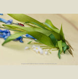 BLUEBELLS in Silk Ribbon Embroidery - A New Kit from Di van Niekerk