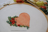 A LOVE YOU HEART ♡ in Silk Ribbon Embroidery - A New Kit from Di van Niekerk