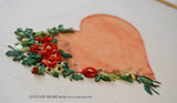 A LOVE YOU HEART ♡ in Silk Ribbon Embroidery - A New Kit from Di van Niekerk