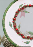 CHRISTMAS WREATH EMBROIDERY KIT by Di van Niekerk